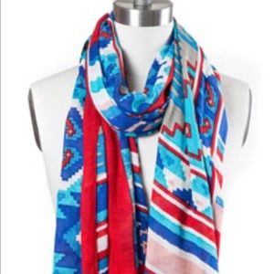 T&C THEODORA & CALLUM Navajo Print Scarf